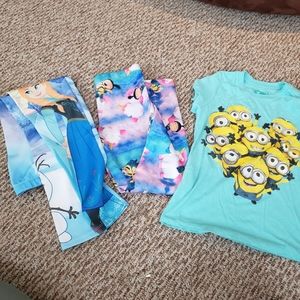 Despicable me pants and shirt sz M